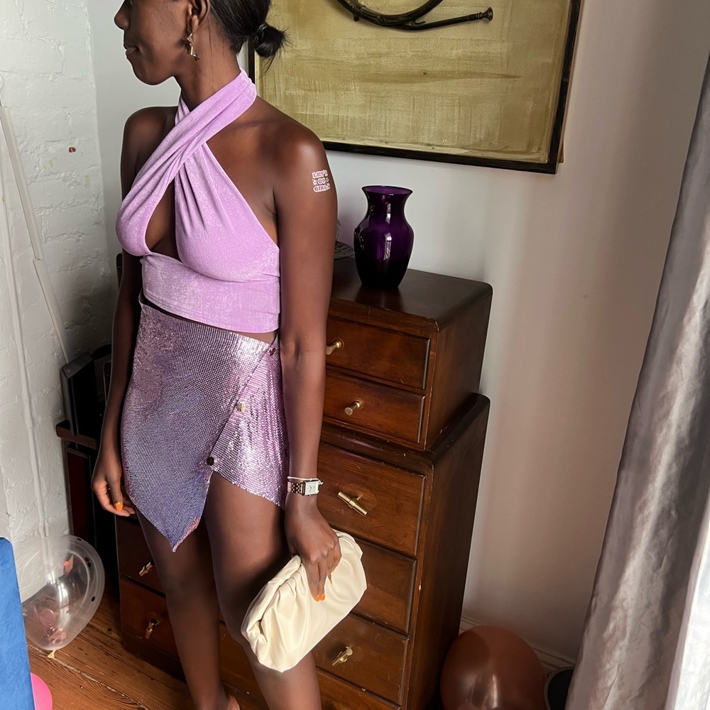 Chainlink Mini Skirt - image 3